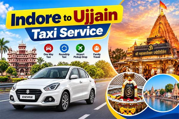 Indore to Ujjain Taxi Service